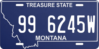 MT license plate 996245W