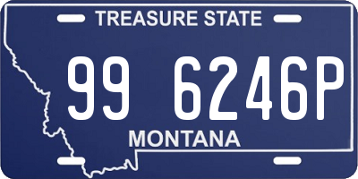 MT license plate 996246P