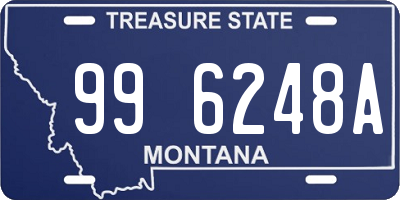 MT license plate 996248A