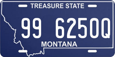 MT license plate 996250Q