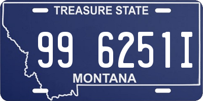 MT license plate 996251I