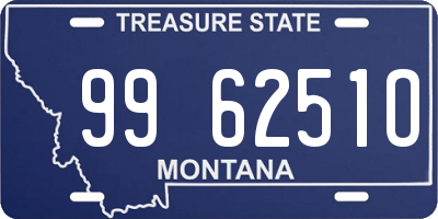 MT license plate 996251O