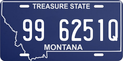 MT license plate 996251Q