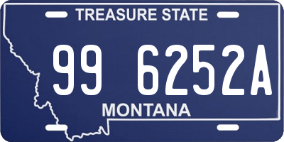 MT license plate 996252A