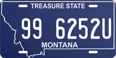 MT license plate 996252U