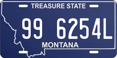 MT license plate 996254L