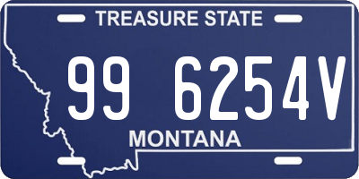 MT license plate 996254V