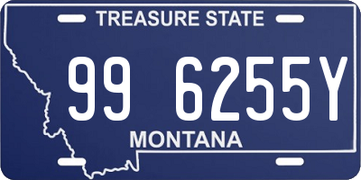 MT license plate 996255Y