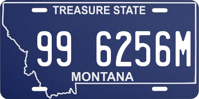 MT license plate 996256M