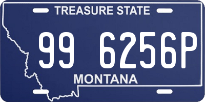 MT license plate 996256P