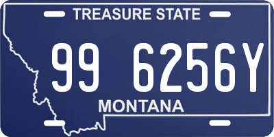 MT license plate 996256Y