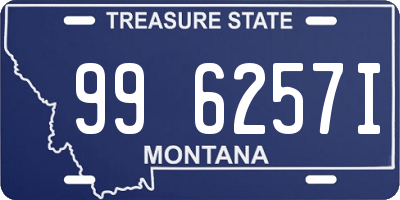 MT license plate 996257I