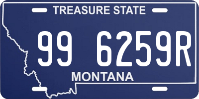 MT license plate 996259R