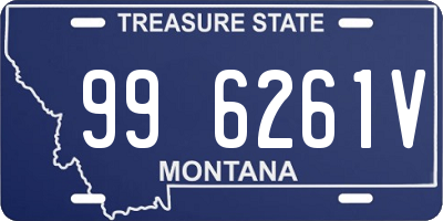 MT license plate 996261V