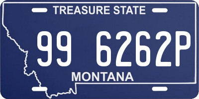 MT license plate 996262P