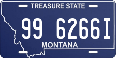 MT license plate 996266I