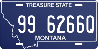 MT license plate 996266Q