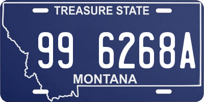 MT license plate 996268A