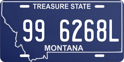 MT license plate 996268L