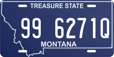 MT license plate 996271Q