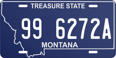 MT license plate 996272A