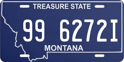 MT license plate 996272I