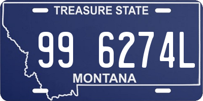 MT license plate 996274L