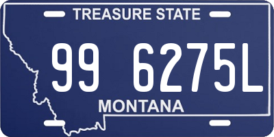 MT license plate 996275L