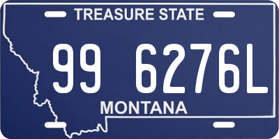 MT license plate 996276L