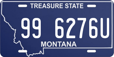 MT license plate 996276U