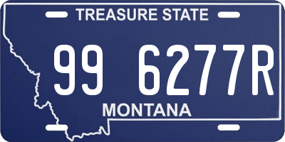 MT license plate 996277R