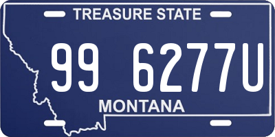 MT license plate 996277U