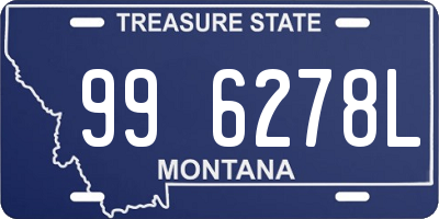 MT license plate 996278L