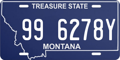 MT license plate 996278Y