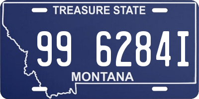 MT license plate 996284I