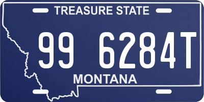 MT license plate 996284T