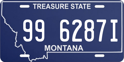 MT license plate 996287I