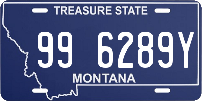 MT license plate 996289Y