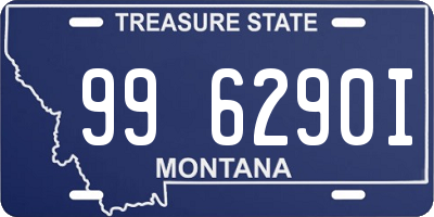 MT license plate 996290I