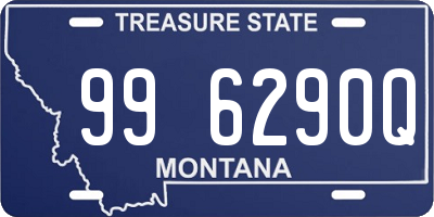 MT license plate 996290Q