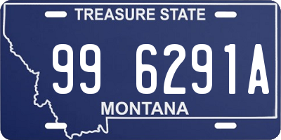 MT license plate 996291A