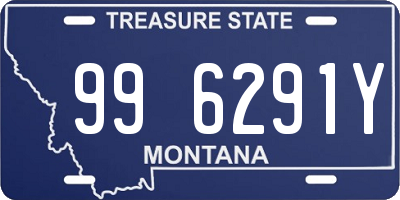 MT license plate 996291Y