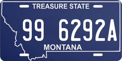 MT license plate 996292A