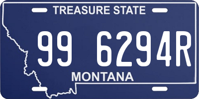 MT license plate 996294R