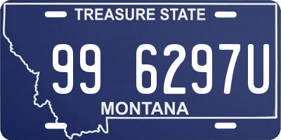 MT license plate 996297U