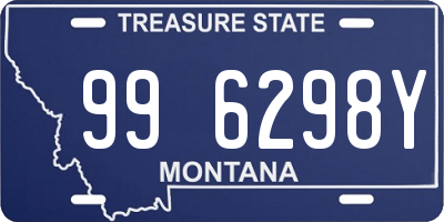 MT license plate 996298Y