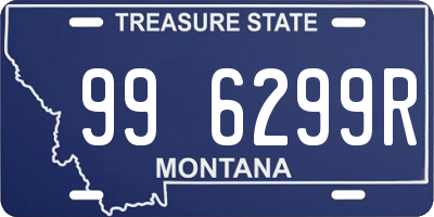 MT license plate 996299R