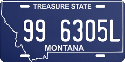 MT license plate 996305L