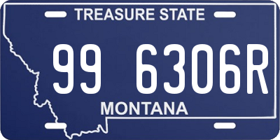 MT license plate 996306R