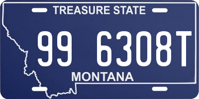 MT license plate 996308T